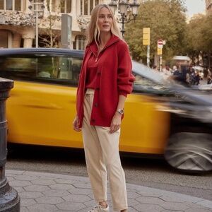 Varley NWT Sitges Button-Through Knit